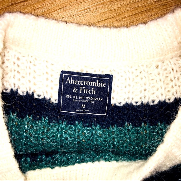 NWOT Alpaca Wool Striped Sweater SZ M - Picture 7 of 12